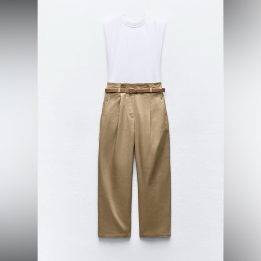Zara Belted Jumpsuit